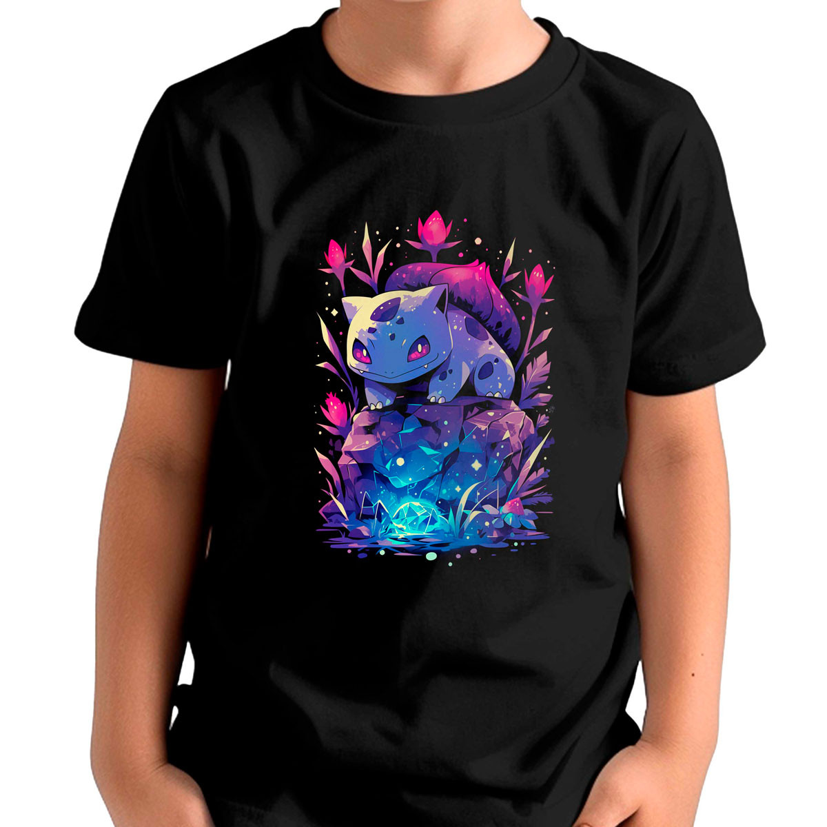 polera-unisex-negro-dise-o-bulbasaur-pok-mon-anime-black