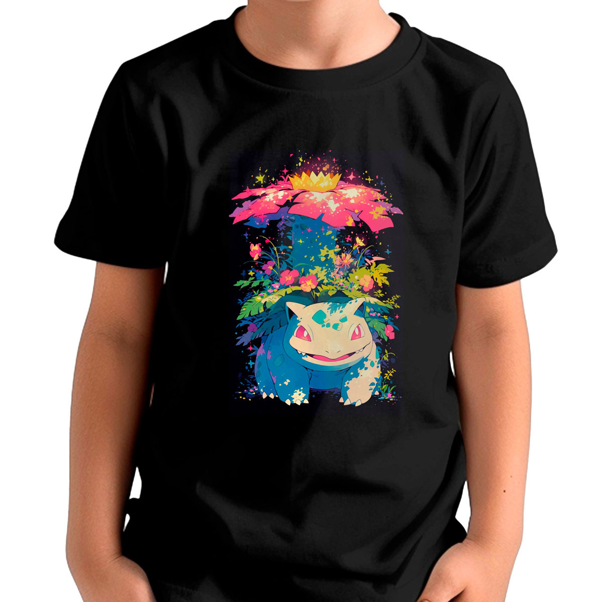 polera-unisex-venusaur-petal-dance-pok-mon