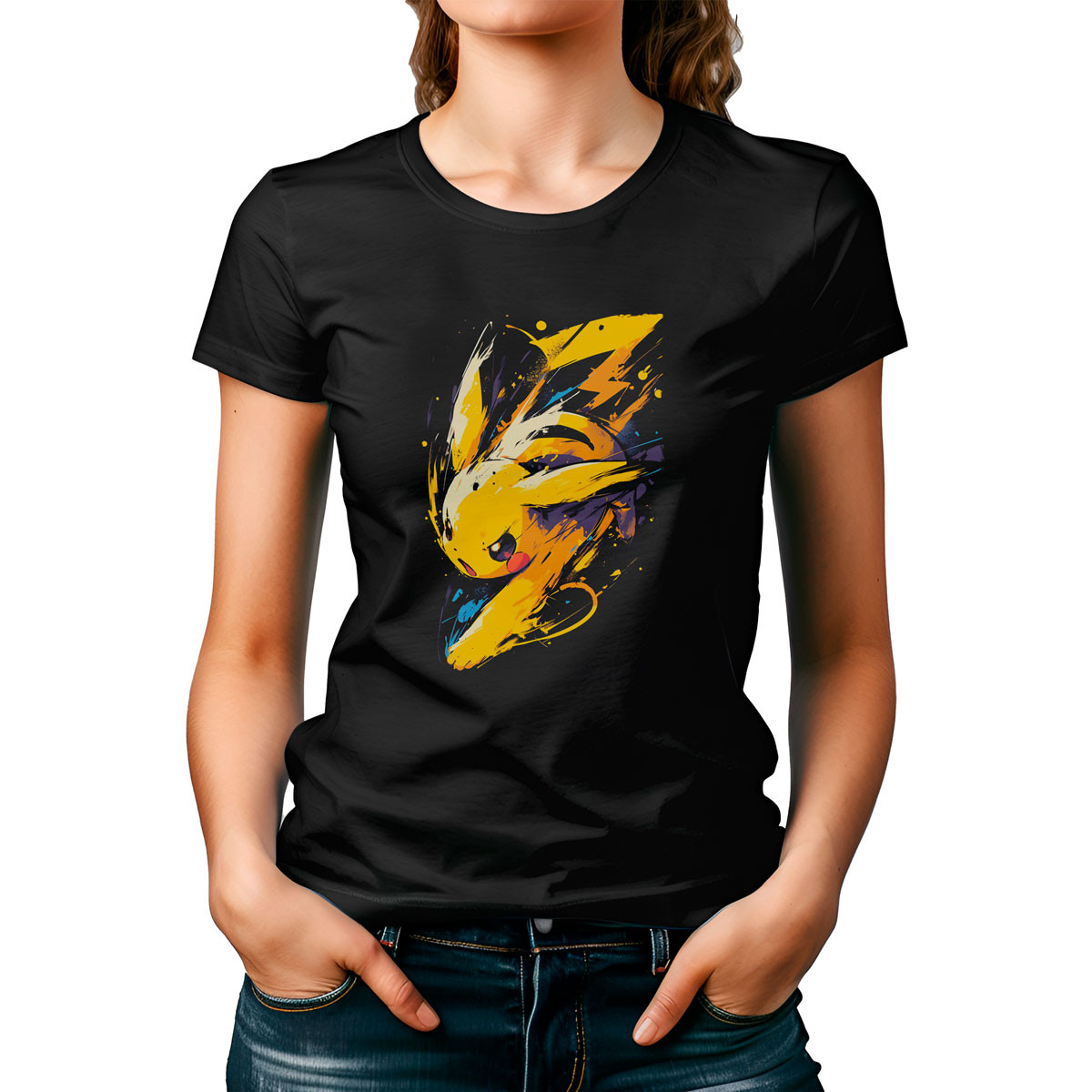 poleras-algod-n-pikachu-dise-o-brillante-anime-pok-mon-negro-ba-03