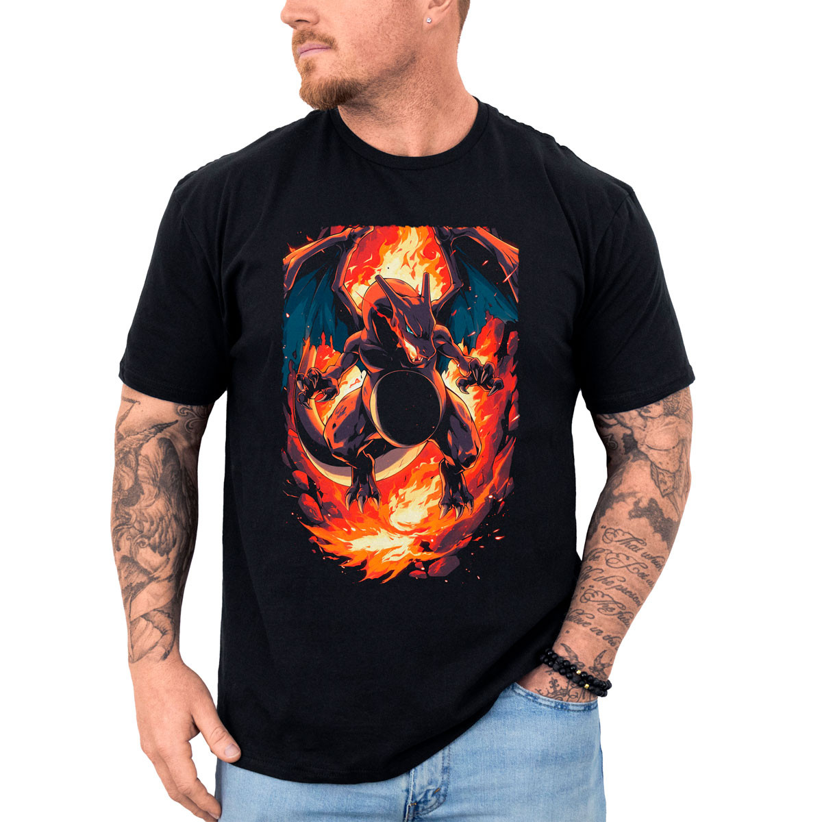 poleras-anime-algod-n-pok-dex-charizard-flam-gero-pok-mon-