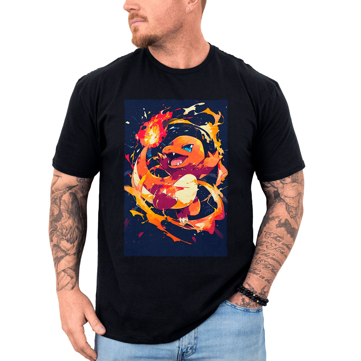 poleras-anime-algod-n-shiny-charmander-ember-pok-mon