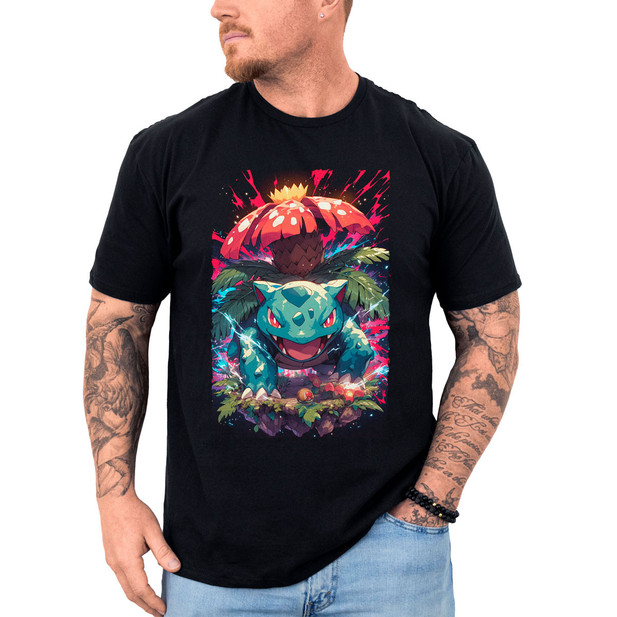 poleras-anime-batalla-pok-mon-venusaur-petal-dance
