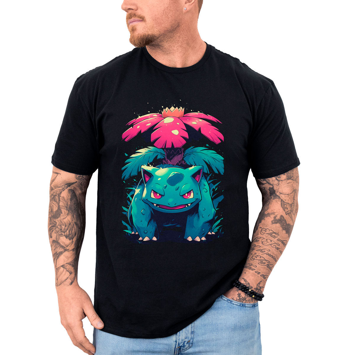 poleras-anime-batallas-pok-mon-venusaur-oscuro-pok-mon-anime-negro-b