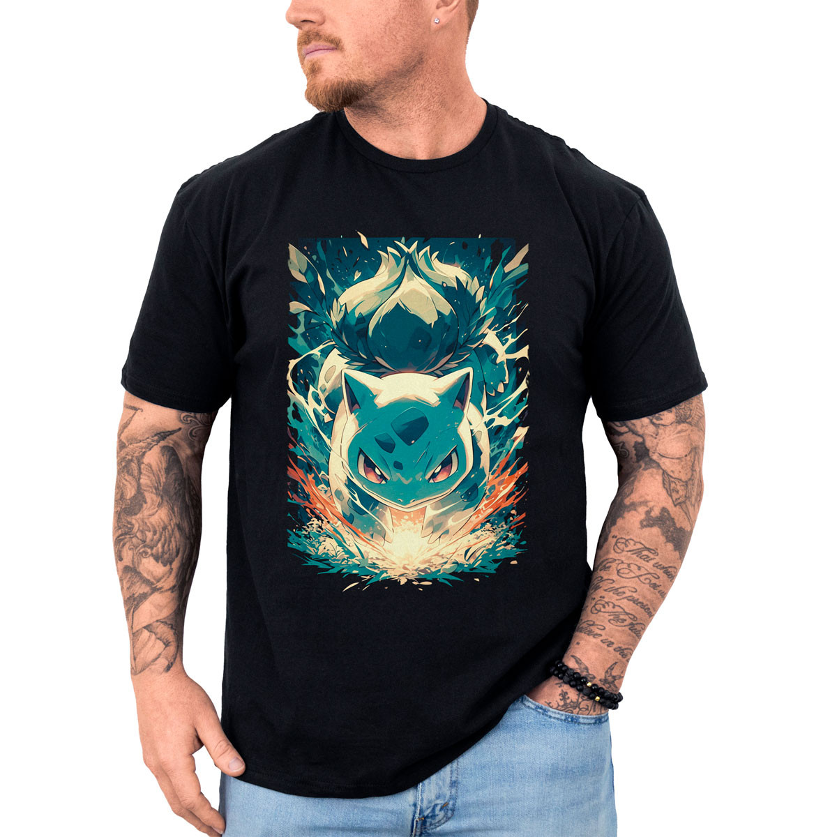 poleras-anime-bulbasaur-attack-estampada-gym-pok-mon-anime
