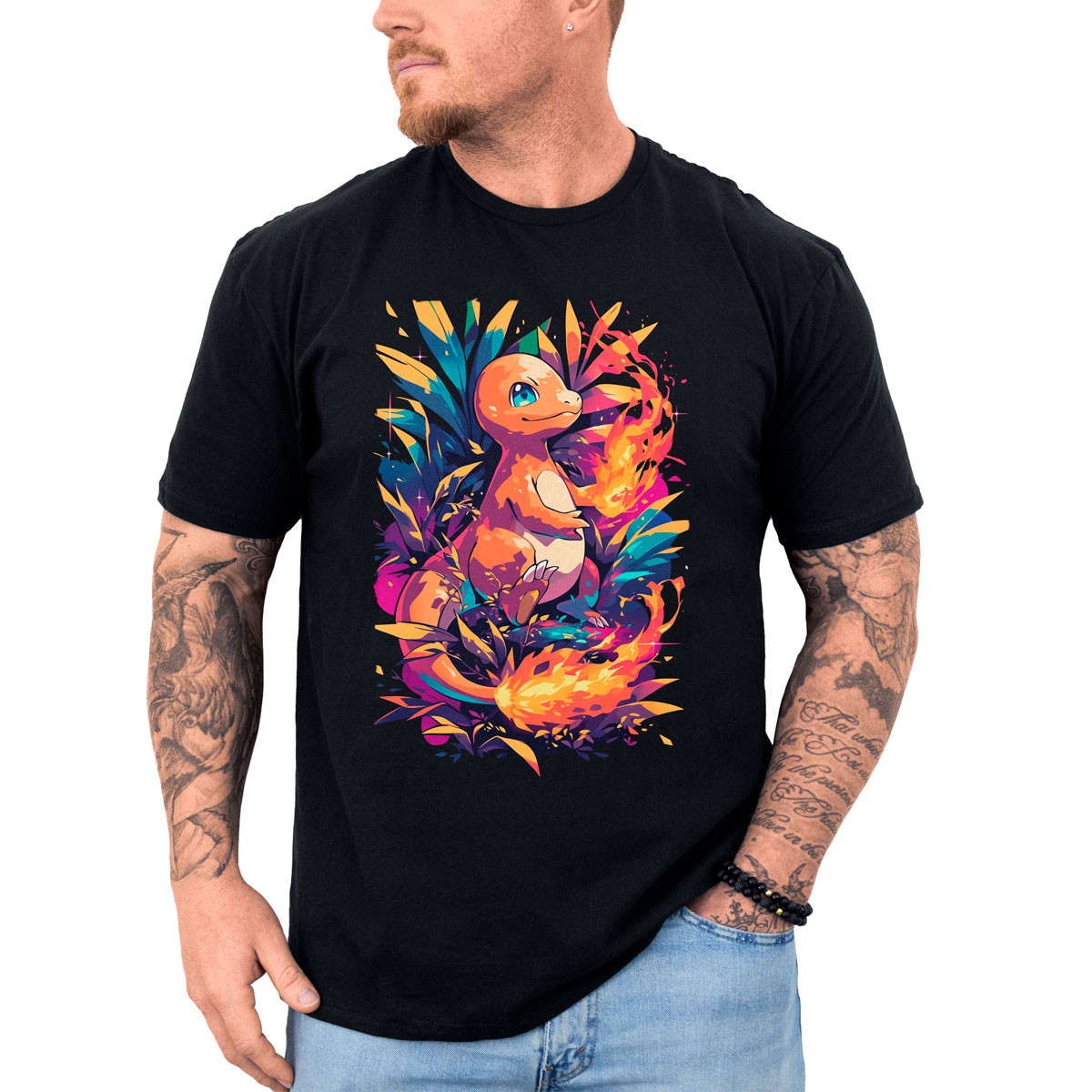 poleras-anime-charmander-shiny-algod-n-gimnasio