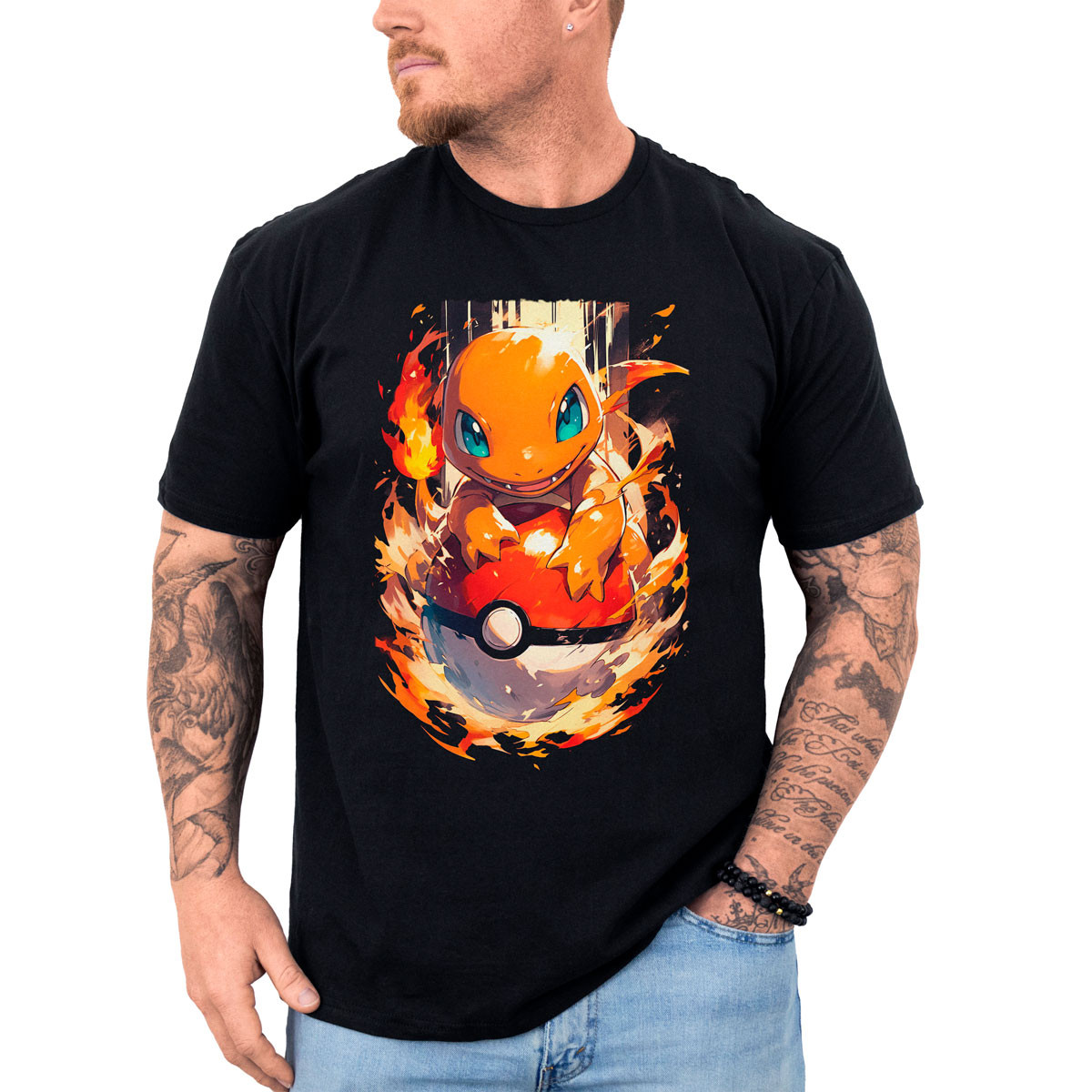 poleras-anime-dise-o-negro-brillante-charmander-pokeballs-pok-mon