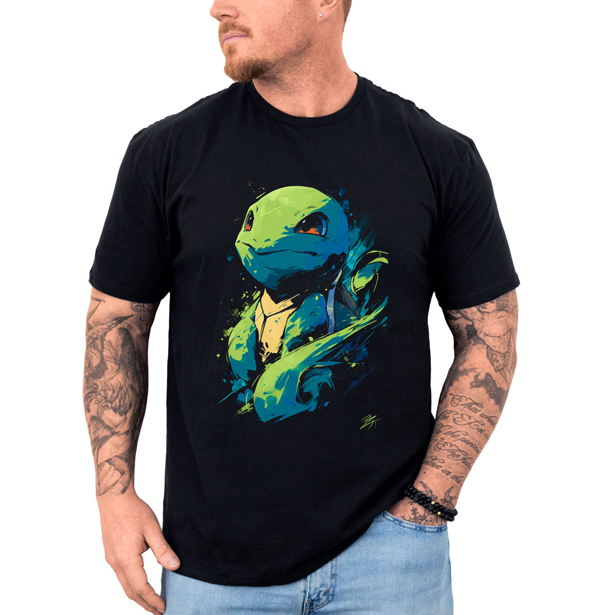 poleras-anime-dise-o-squirtle-pokemon-negro