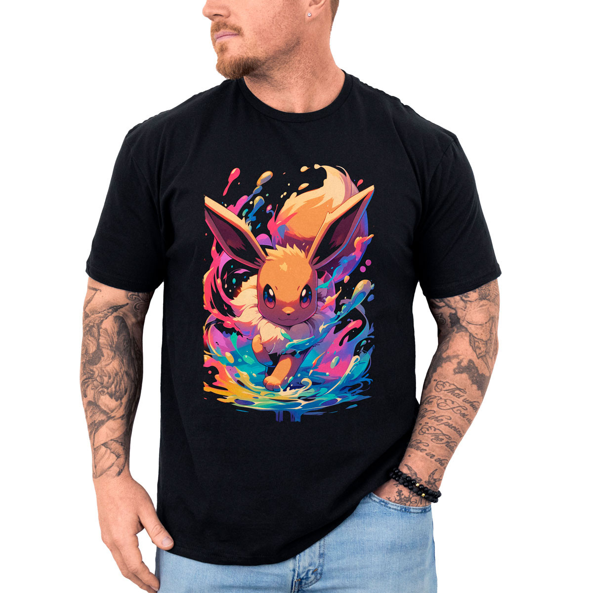 poleras-anime-estampada-gym-con-dise-o-de-eevee-bite