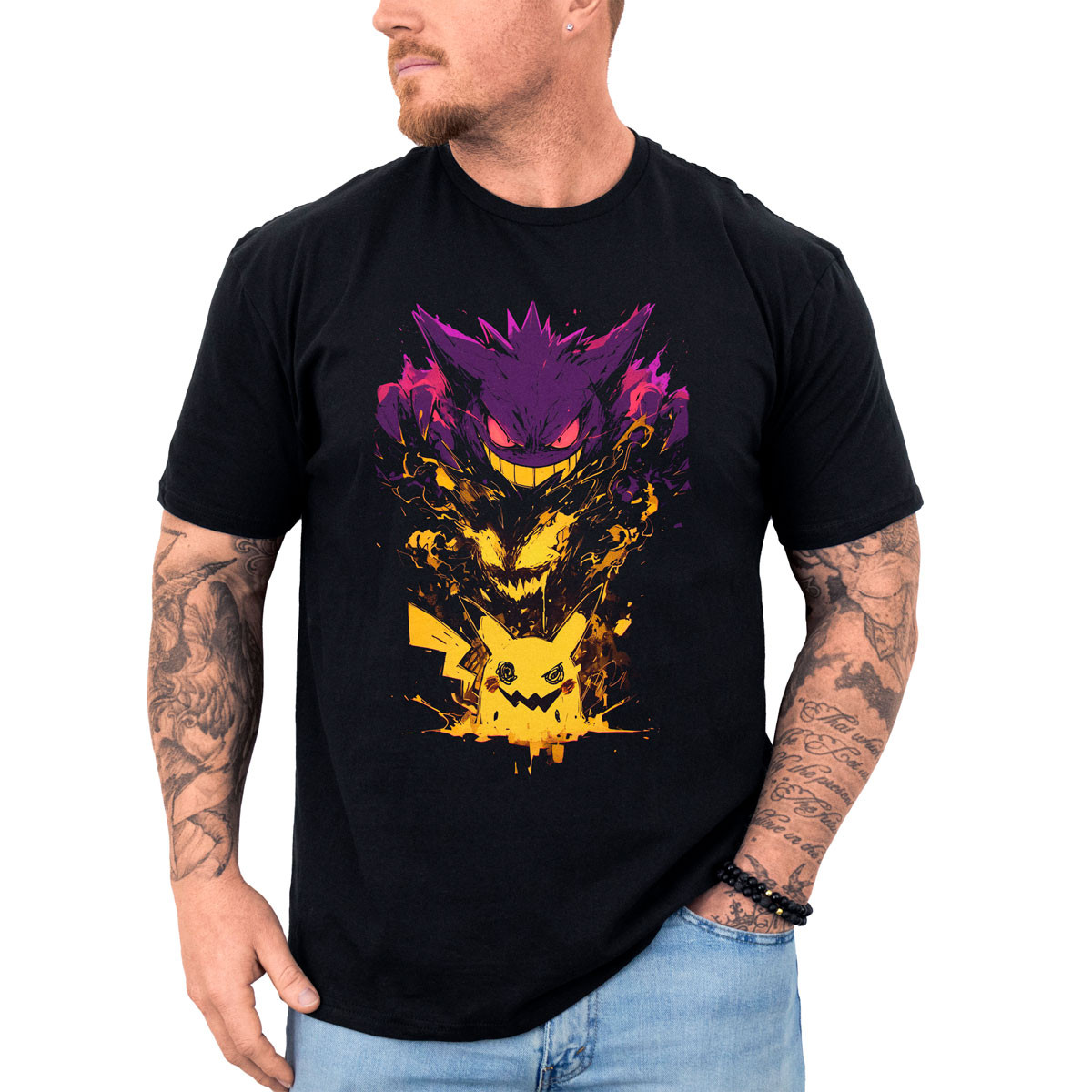 poleras-anime-gengar-battle-dise-o-negro-entrenador-pok-mon