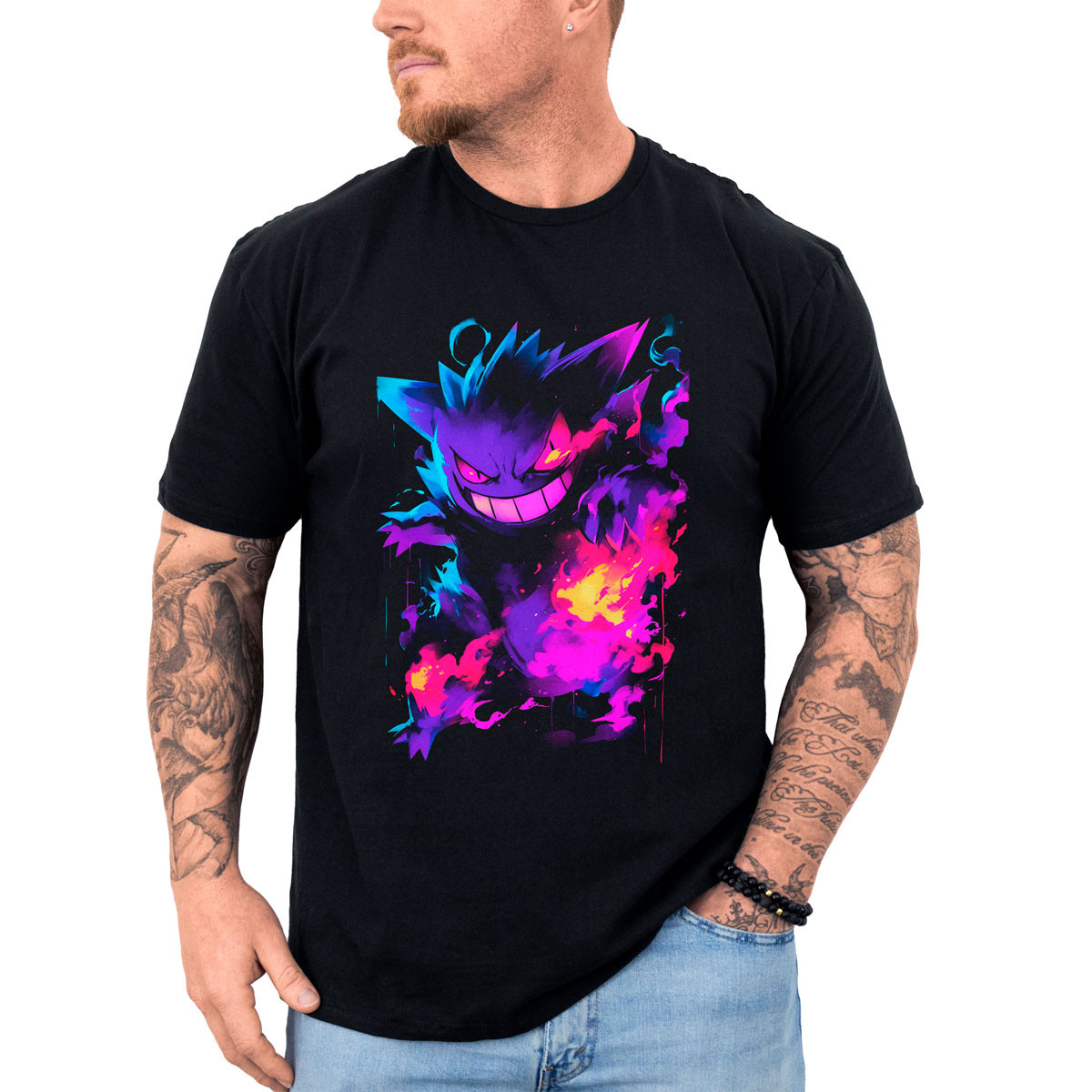 poleras-anime-gengar-curse-estampado-anime