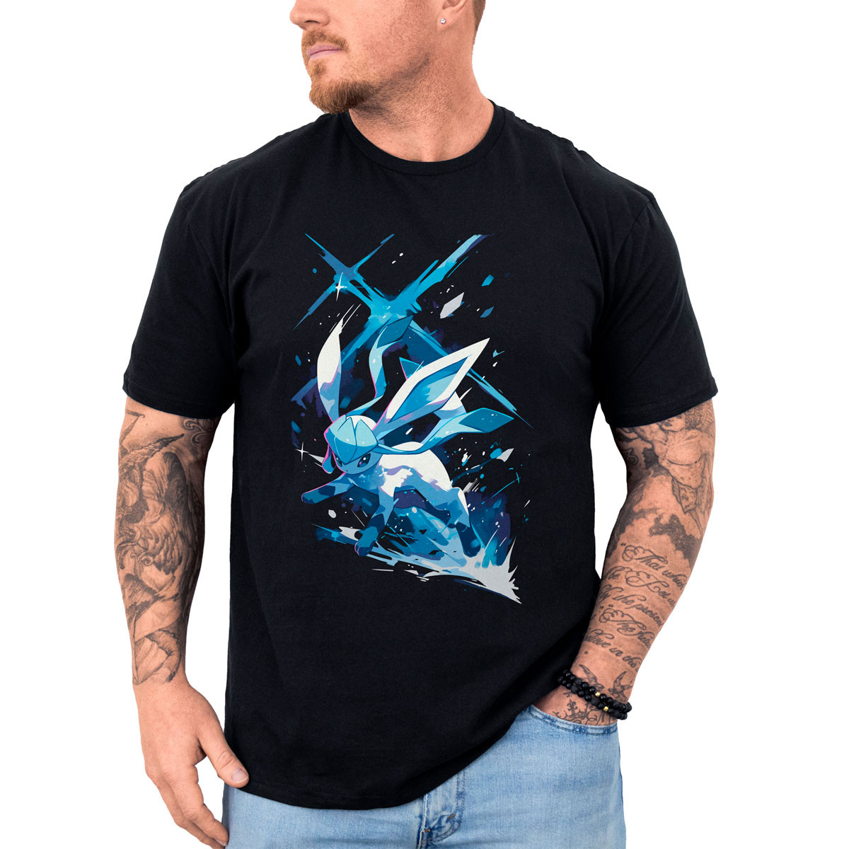 poleras-anime-glaceon-snowscape-batallas-pok-mon-manga-corta