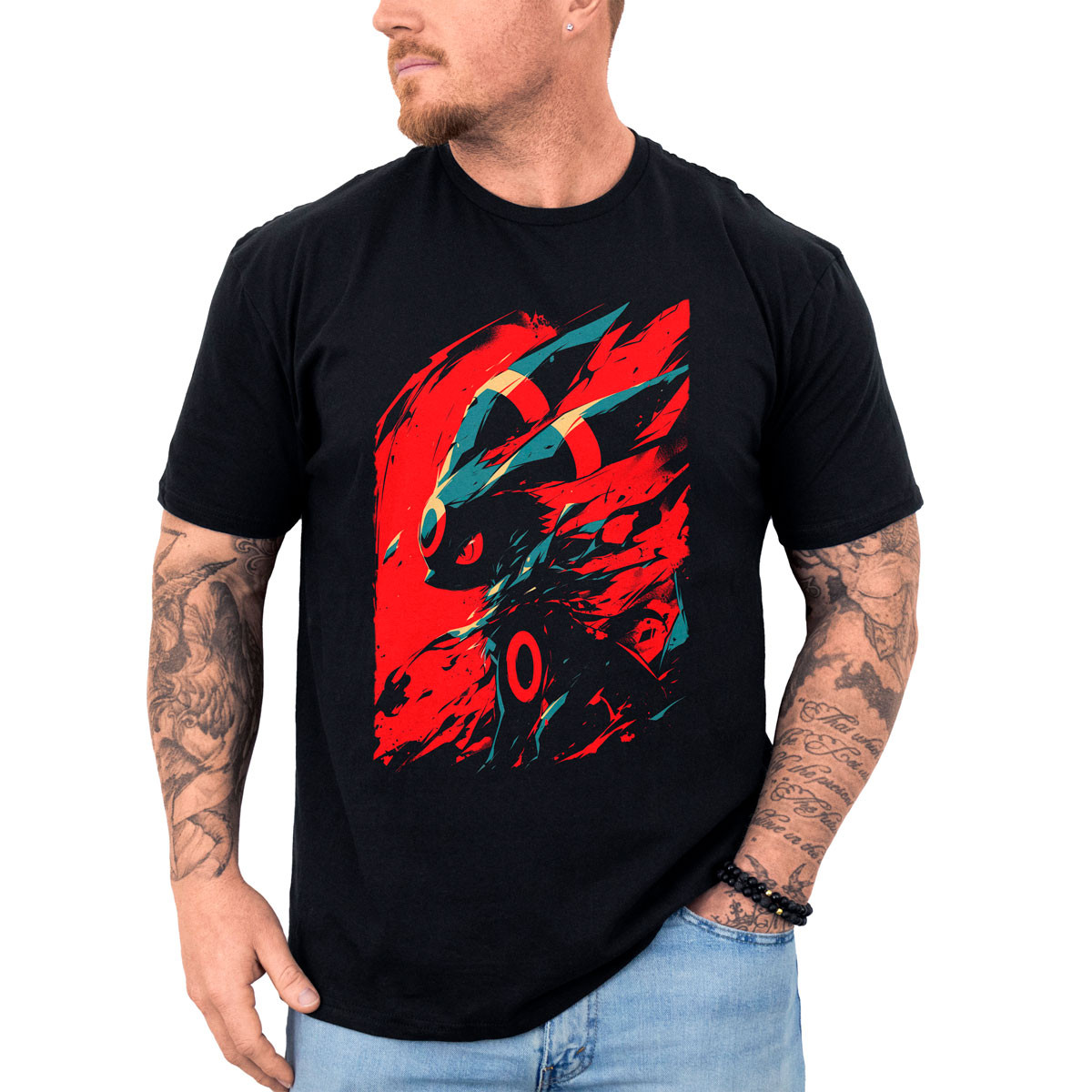 poleras-anime-gym-umbreon-silueta-pokemon
