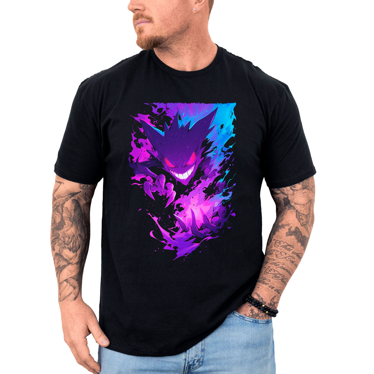 poleras-anime-haunter-curse-dise-o-suave-de-pok-dex