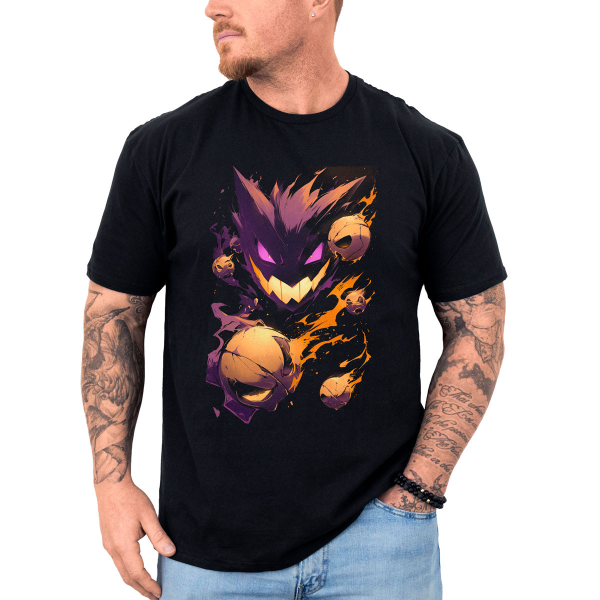 poleras-anime-haunter-pokeballs-algod-n-shiny-dise-o-anime-brillante