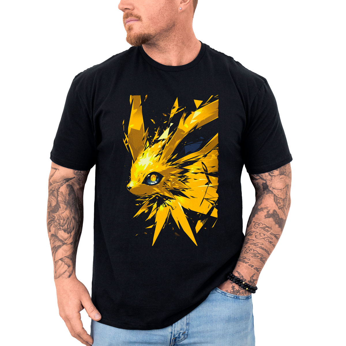 poleras-anime-jolteon-eyes-closeup-pokemon-negro