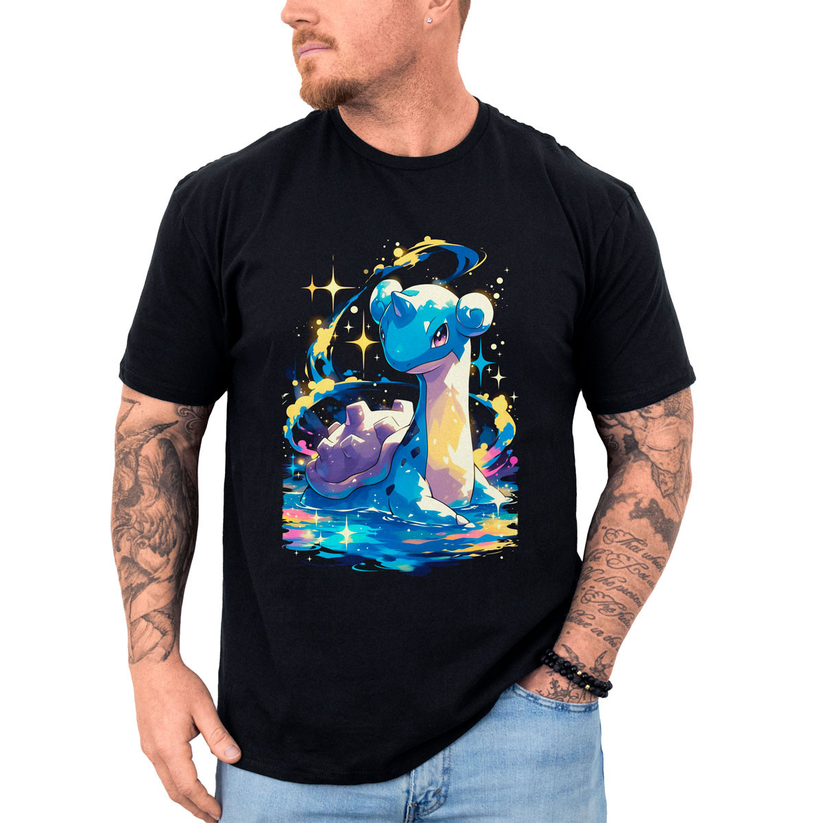 poleras-anime-lapras-shiny-algod-n-gym-pok-mon-anime-black