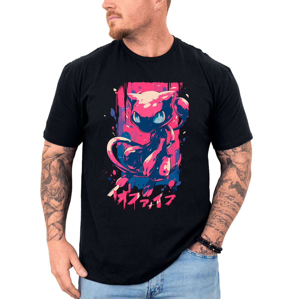 poleras-anime-mew-dark-pokemon-negro