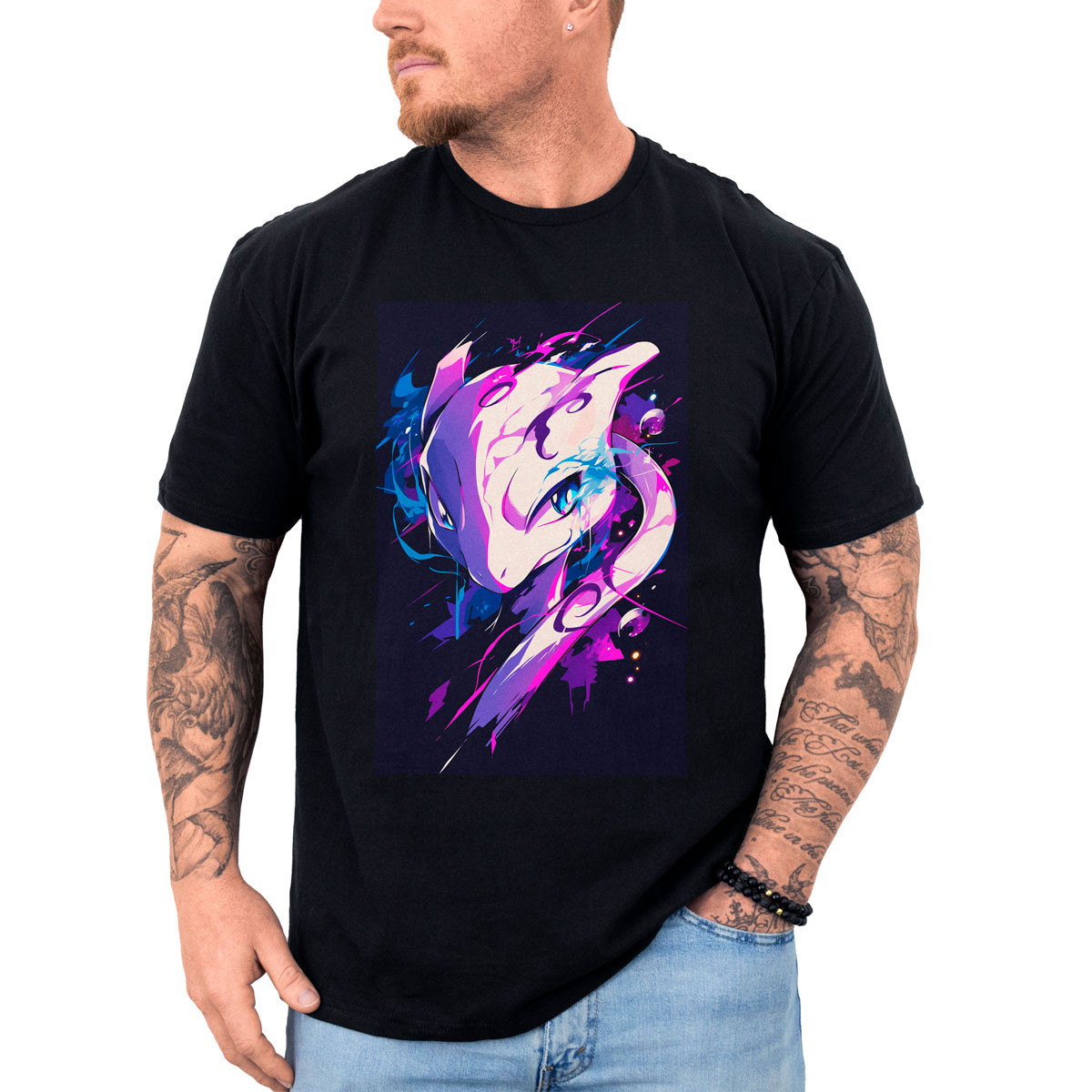 poleras-anime-mewtwo-ojos-de-cerca-pok-mon-anime