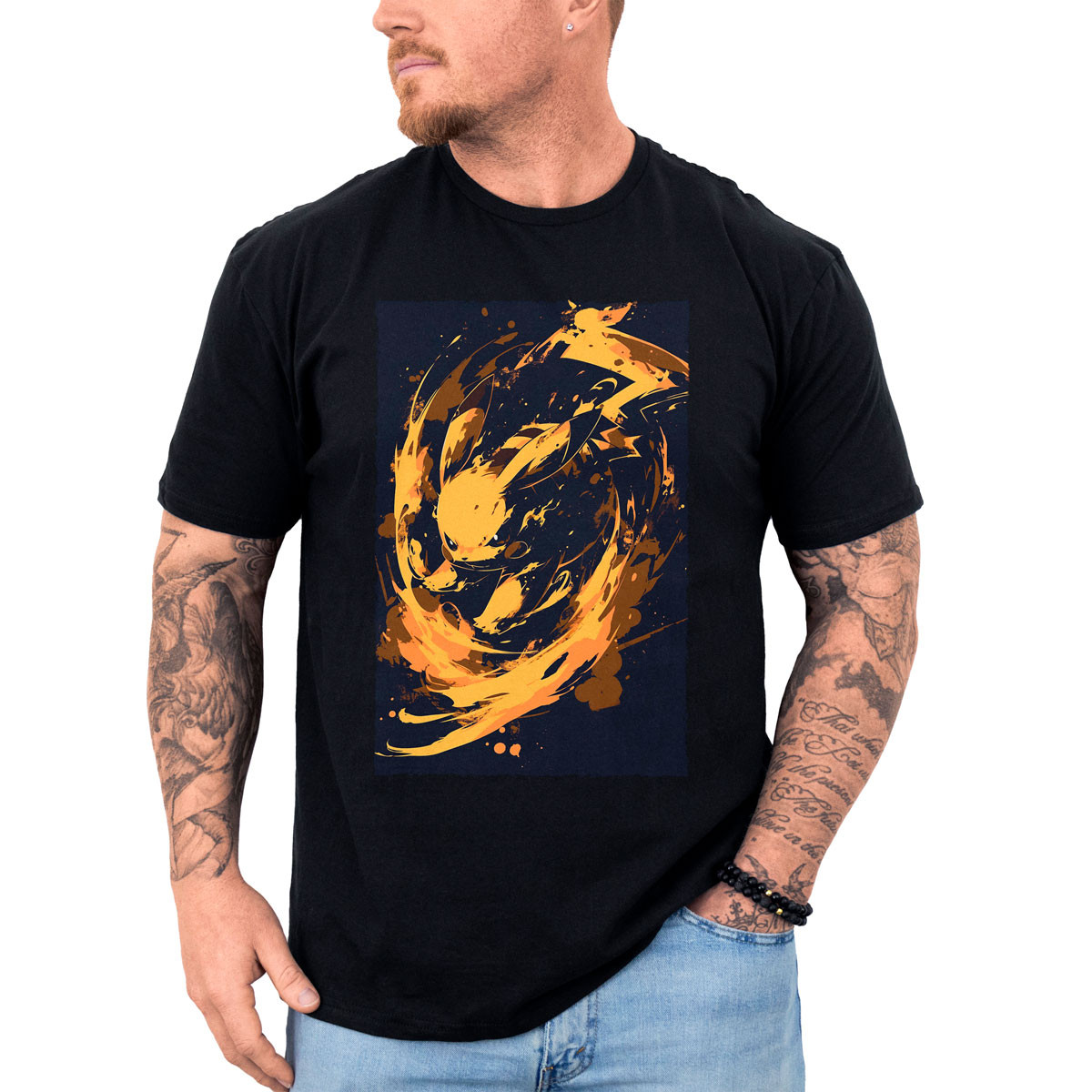 poleras-anime-pikachu-silueta-pok-mon-anime-design