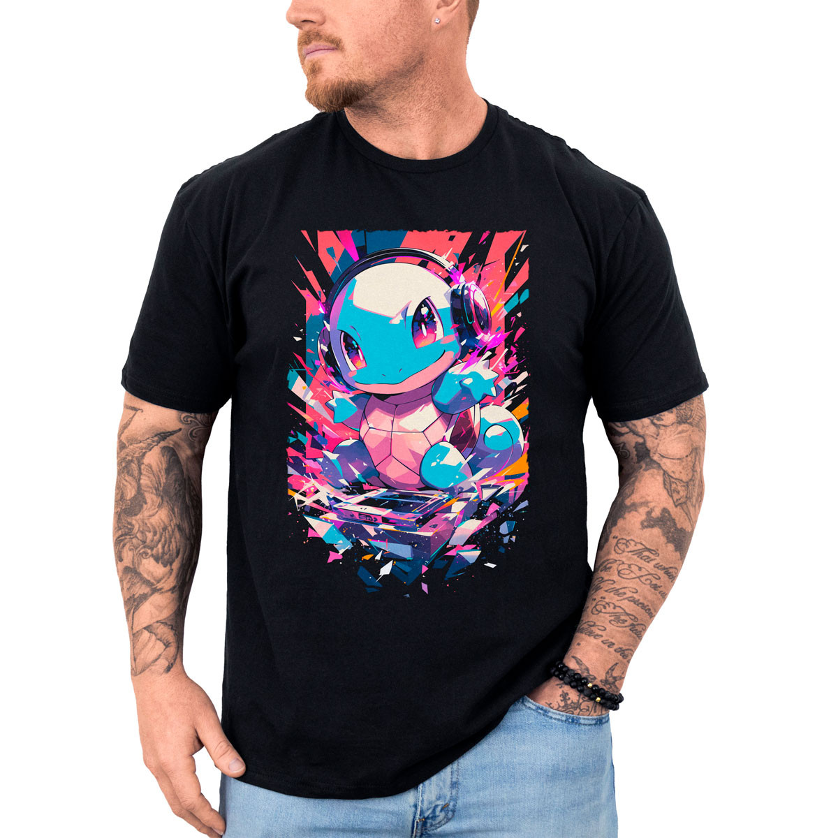 poleras-anime-squirtle-shiny-manga-corta-gym-pok-mon