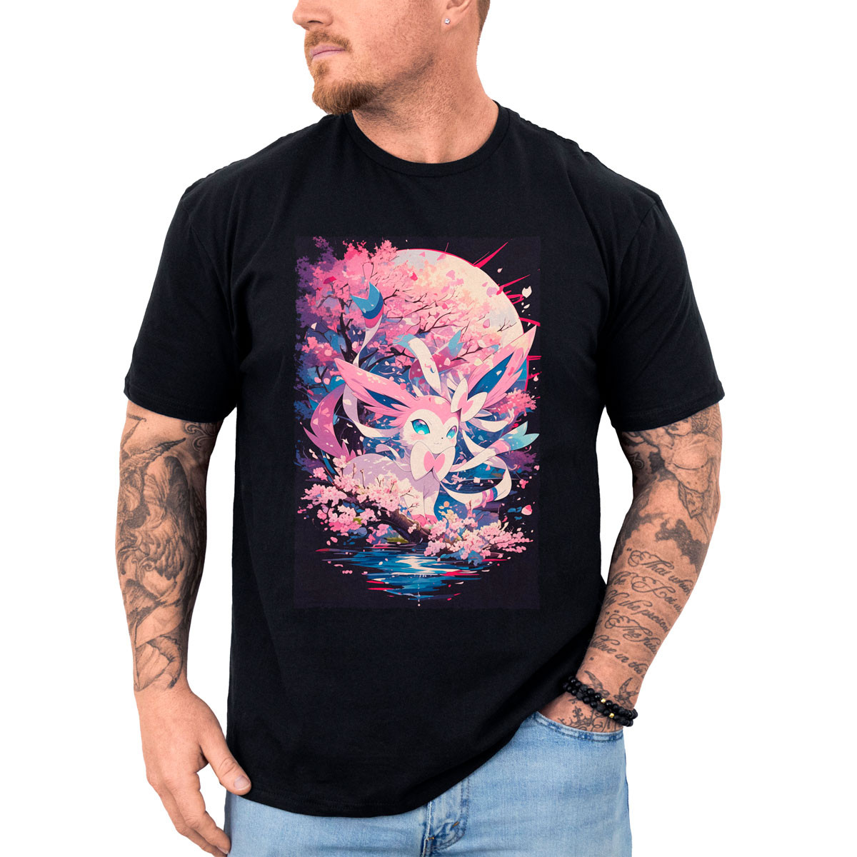 poleras-anime-sylveon-cherry-blossoms-dise-o-oscuro-brillante