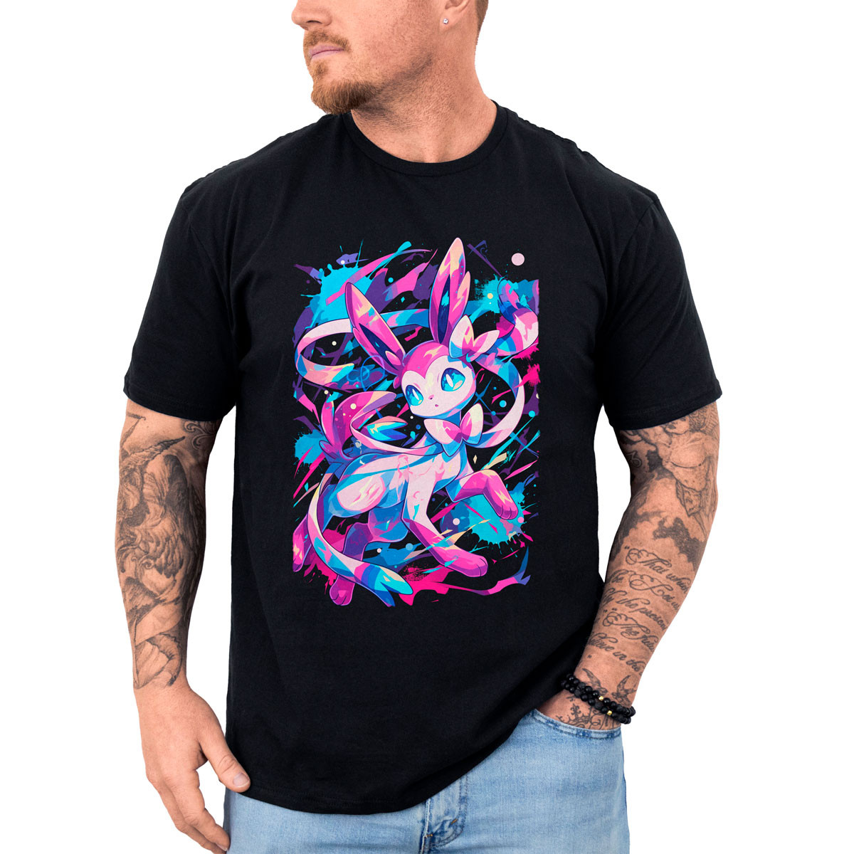 poleras-anime-sylveon-pokemon-negro-cute