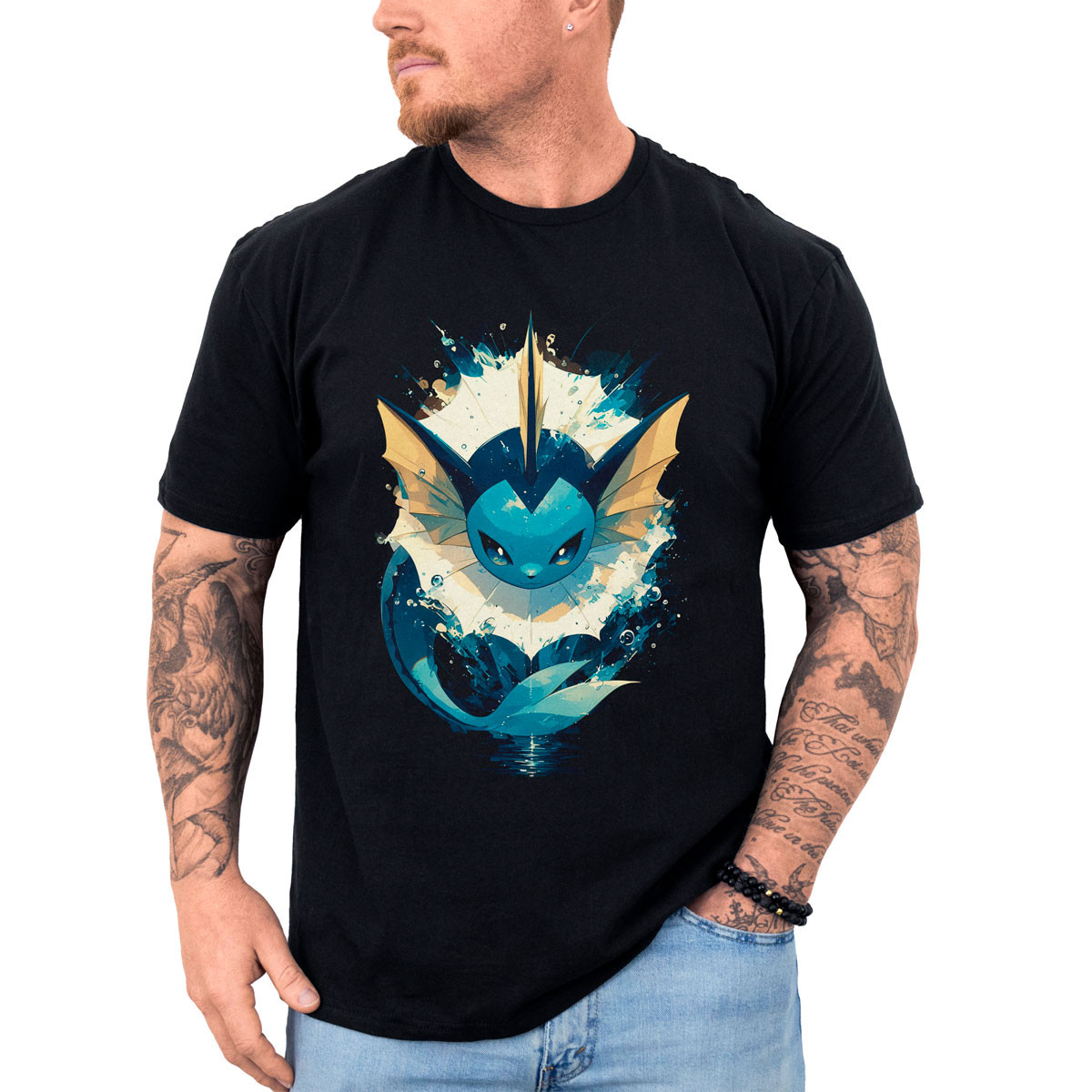 poleras-anime-vaporeon-silueta-pokemon-batallas-pok-mon-anime-design