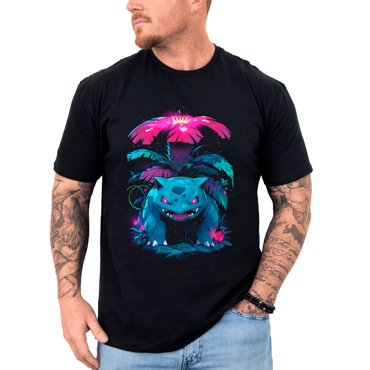 poleras-anime-venusaur-dise-o-negro-b