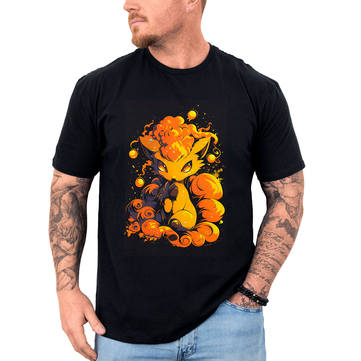 poleras-anime-vulpix-cute-pokemon-negro