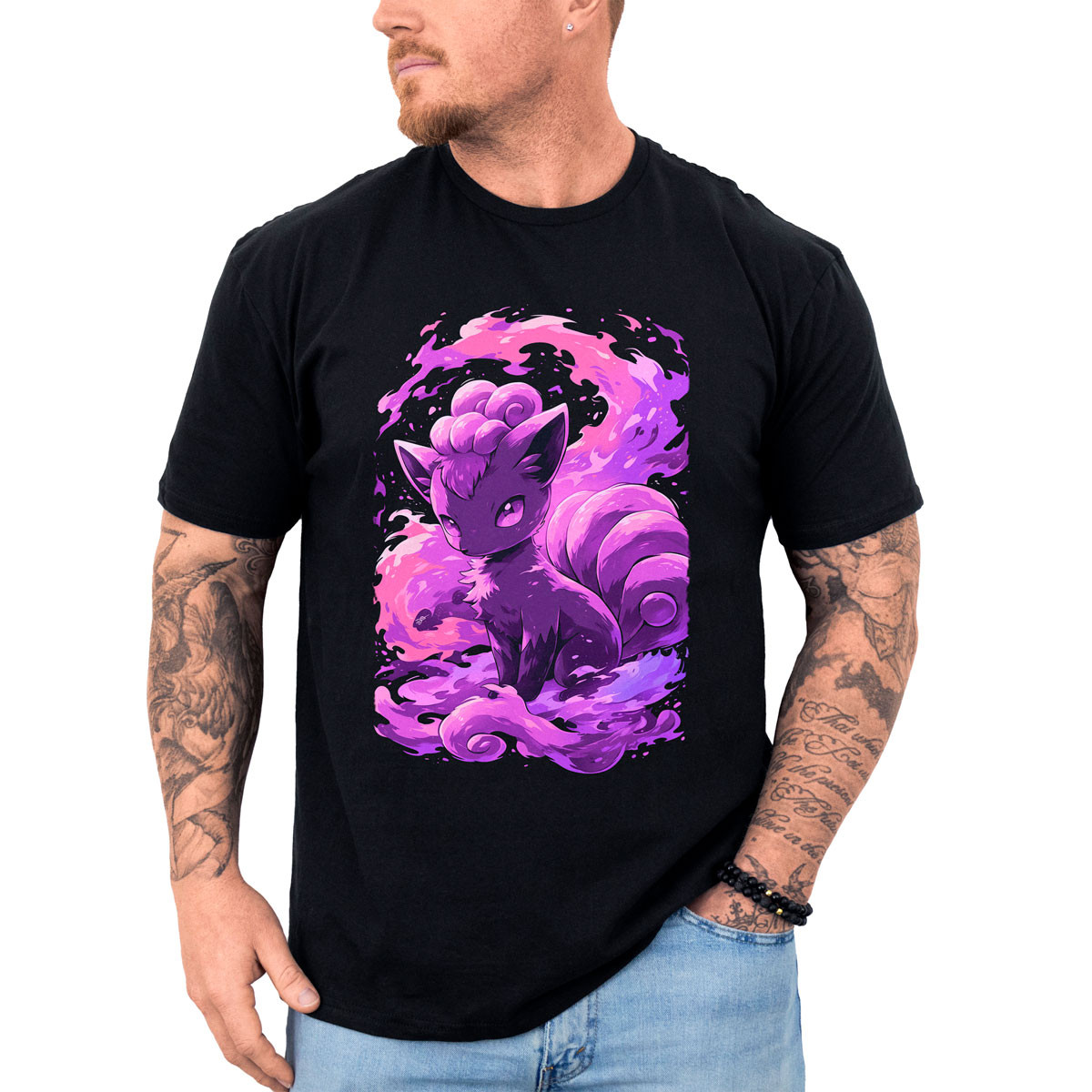 poleras-anime-vulpix-shiny-pokemon-negro