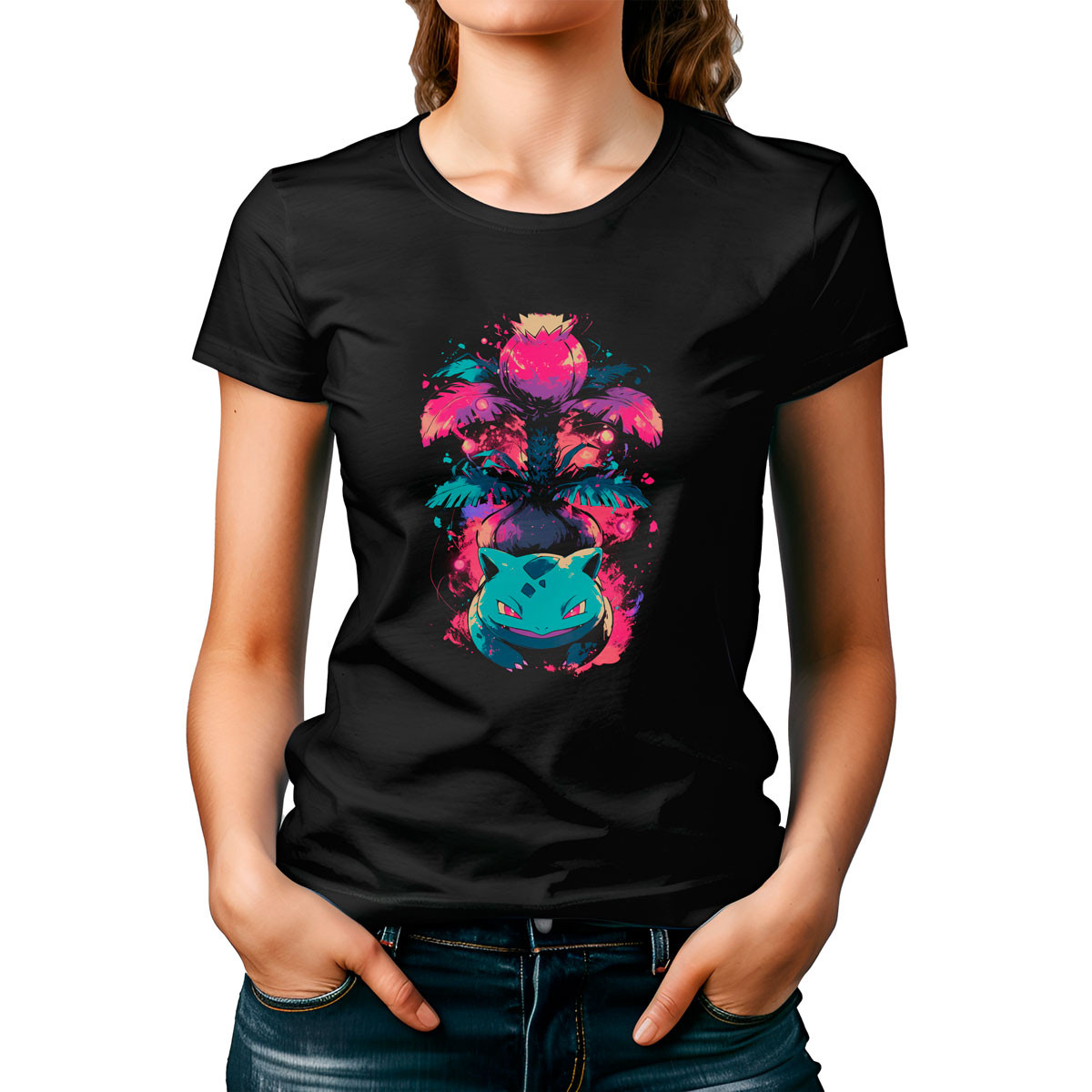poleras-dise-o-ivysaur-poleras-manga-corta-gym-sleep-powder-