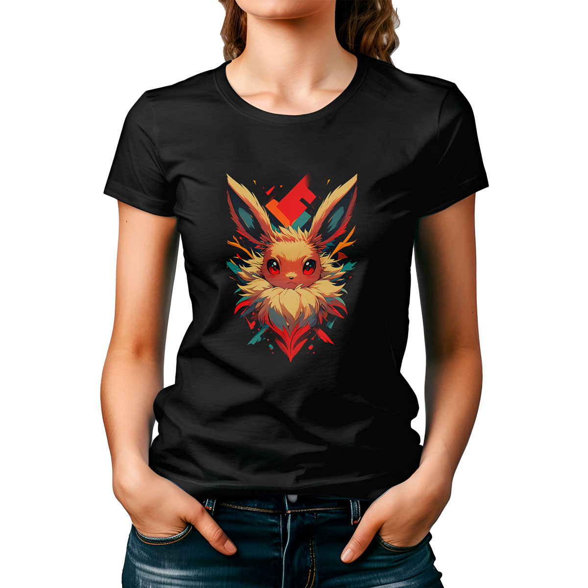 poleras-entrenador-pok-mon-eevee-face-en-primer-plano