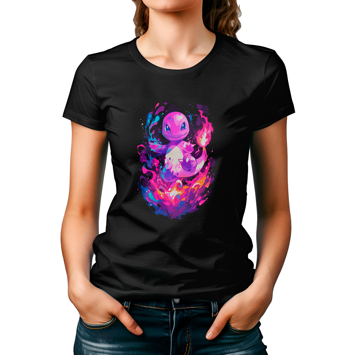 poleras-estampada-charmander-shiny-pokemon-negro