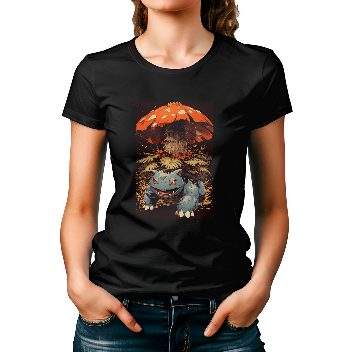 poleras-estampado-venusaur-oscuro-pok-mon