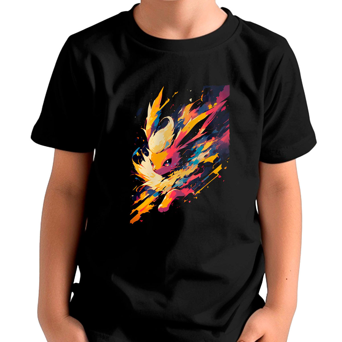 poleras-flareon-pokemon-dise-o-silueta-manga-corta