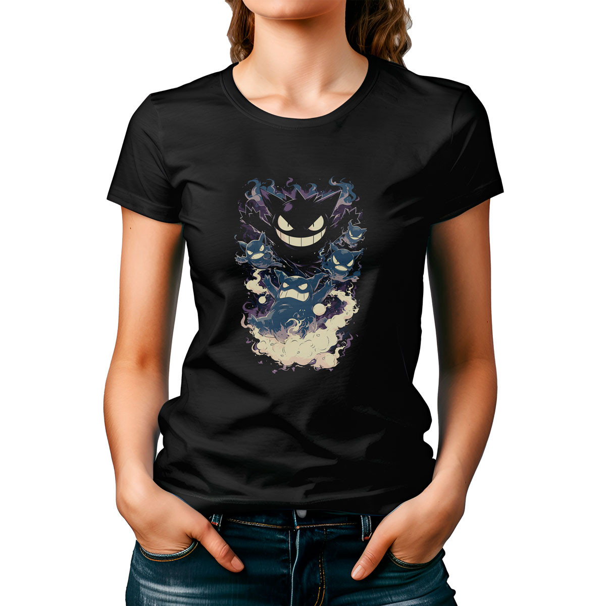poleras-gastly-de-pokemon-en-outline-drawing-de-alta-calidad