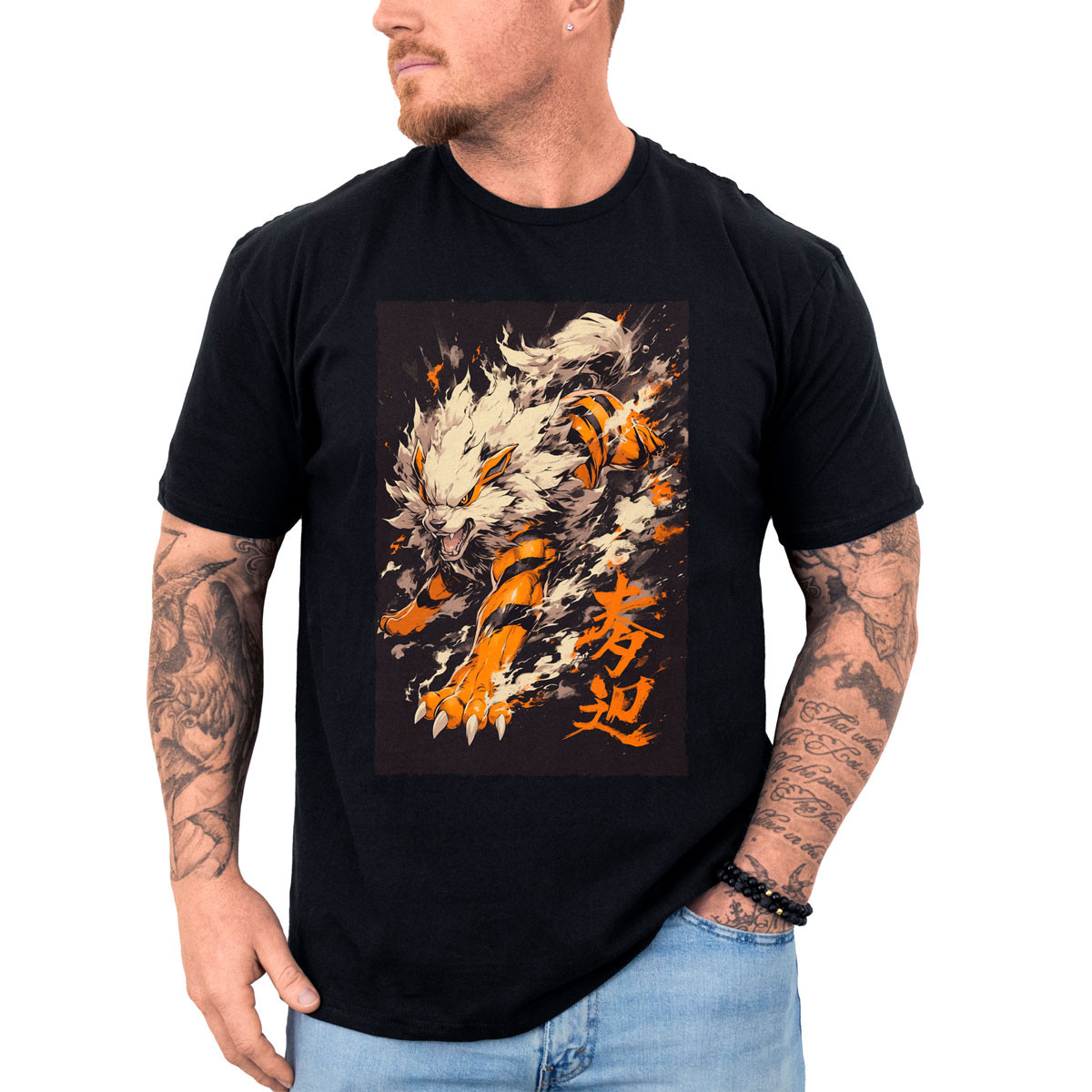 poleras-hombre-anime-dise-o-arcanine-pok-mon