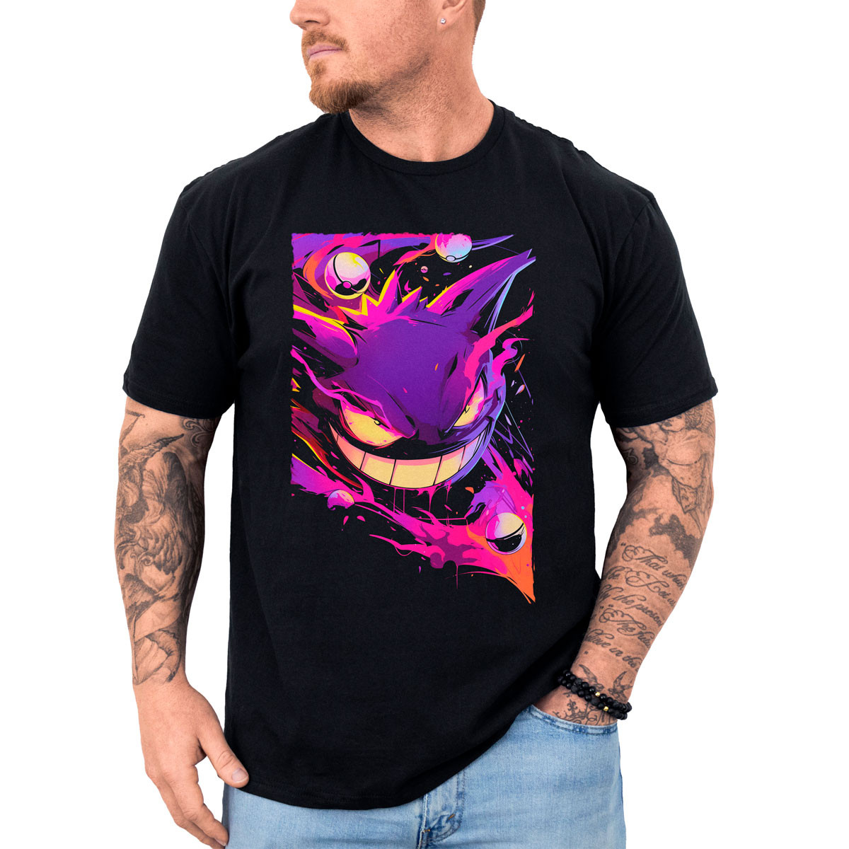 poleras-hombre-anime-dise-o-gastly-face-pokemon