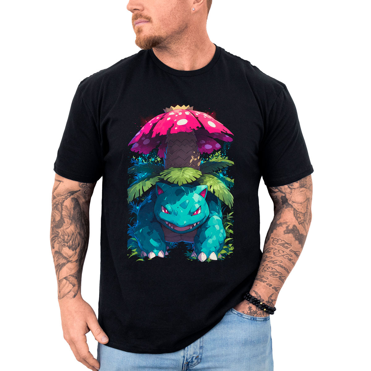 poleras-hombre-anime-dise-o-suave-venusaur-seed-bomb-