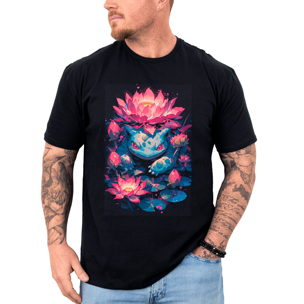 poleras-hombre-anime-dise-o-venusaur-lotus-pok-mon-batallas