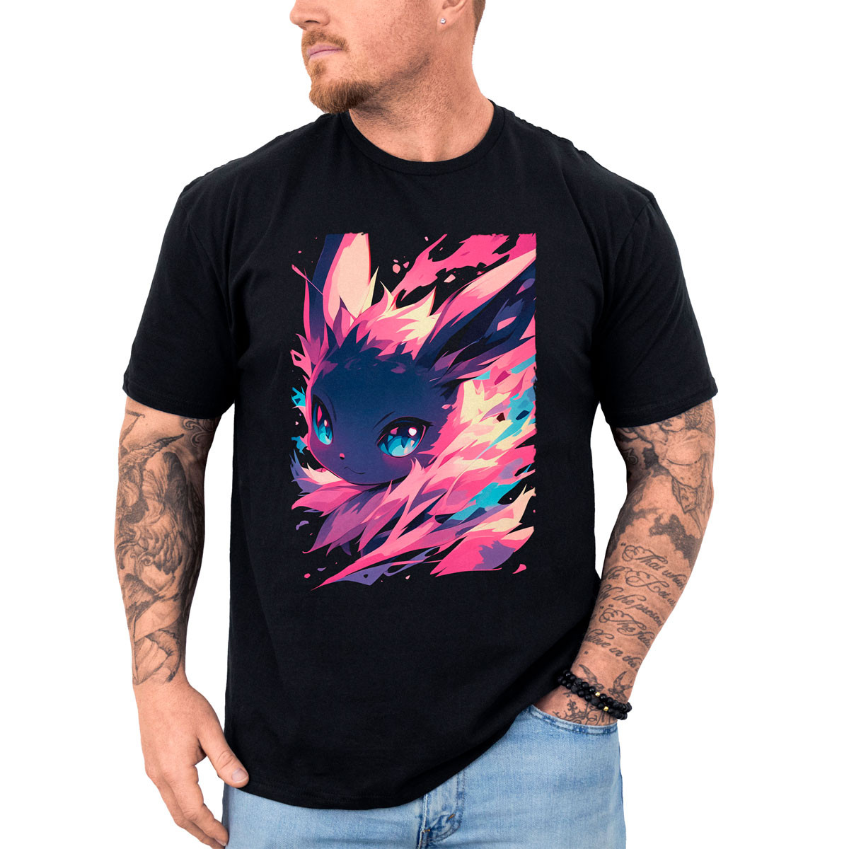poleras-hombre-anime-eevee-babydoll-eyes-alta-calidad