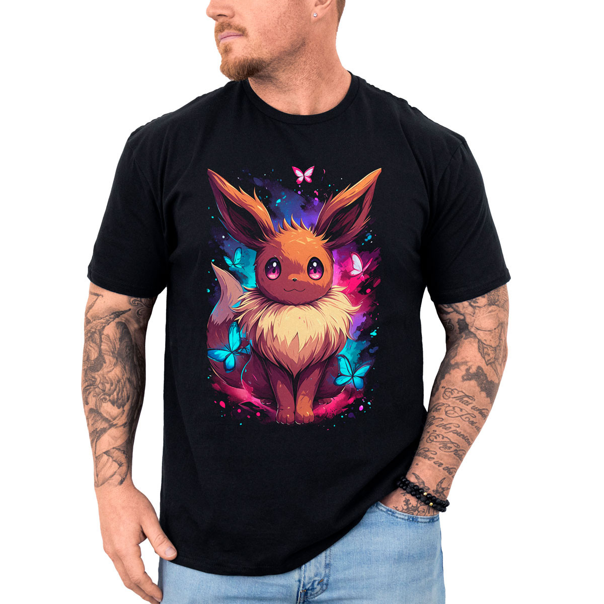 poleras-hombre-anime-eevee-babydoll-eyes-entrenador