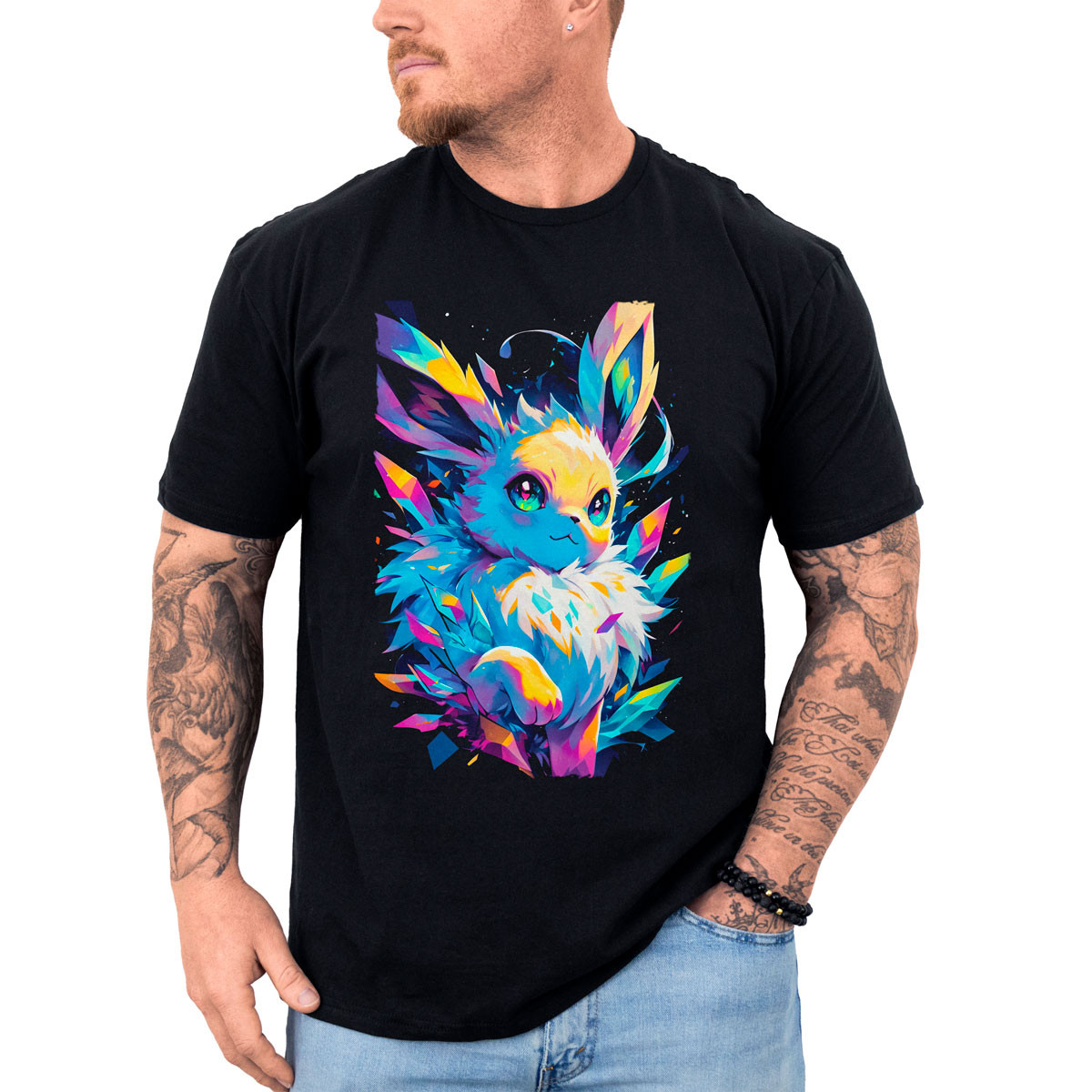 poleras-hombre-anime-eevee-face-closeup-design