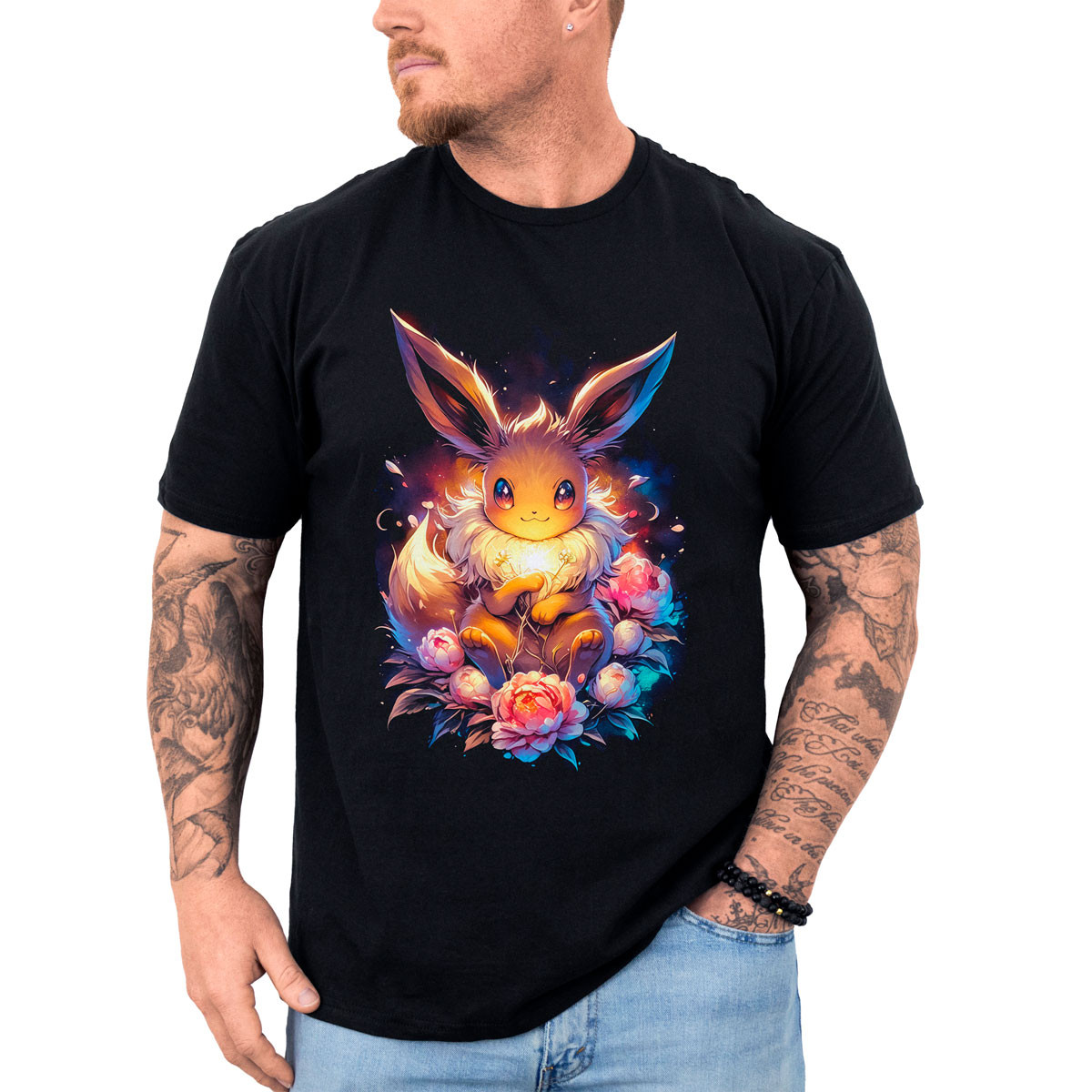 poleras-hombre-anime-eevee-shiny-pok-mon-batallas