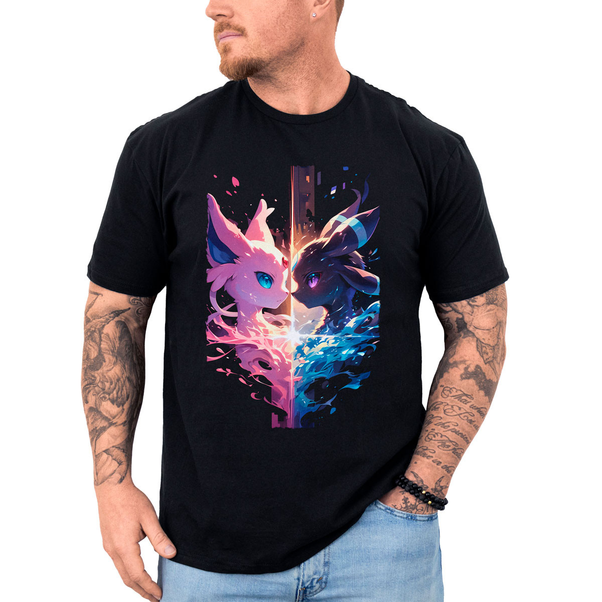 poleras-hombre-anime-espeon-batalla-pok-mon