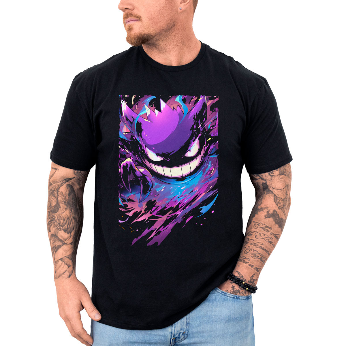 poleras-hombre-anime-estampada-frontal-pok-dex-gastly-face-closeup