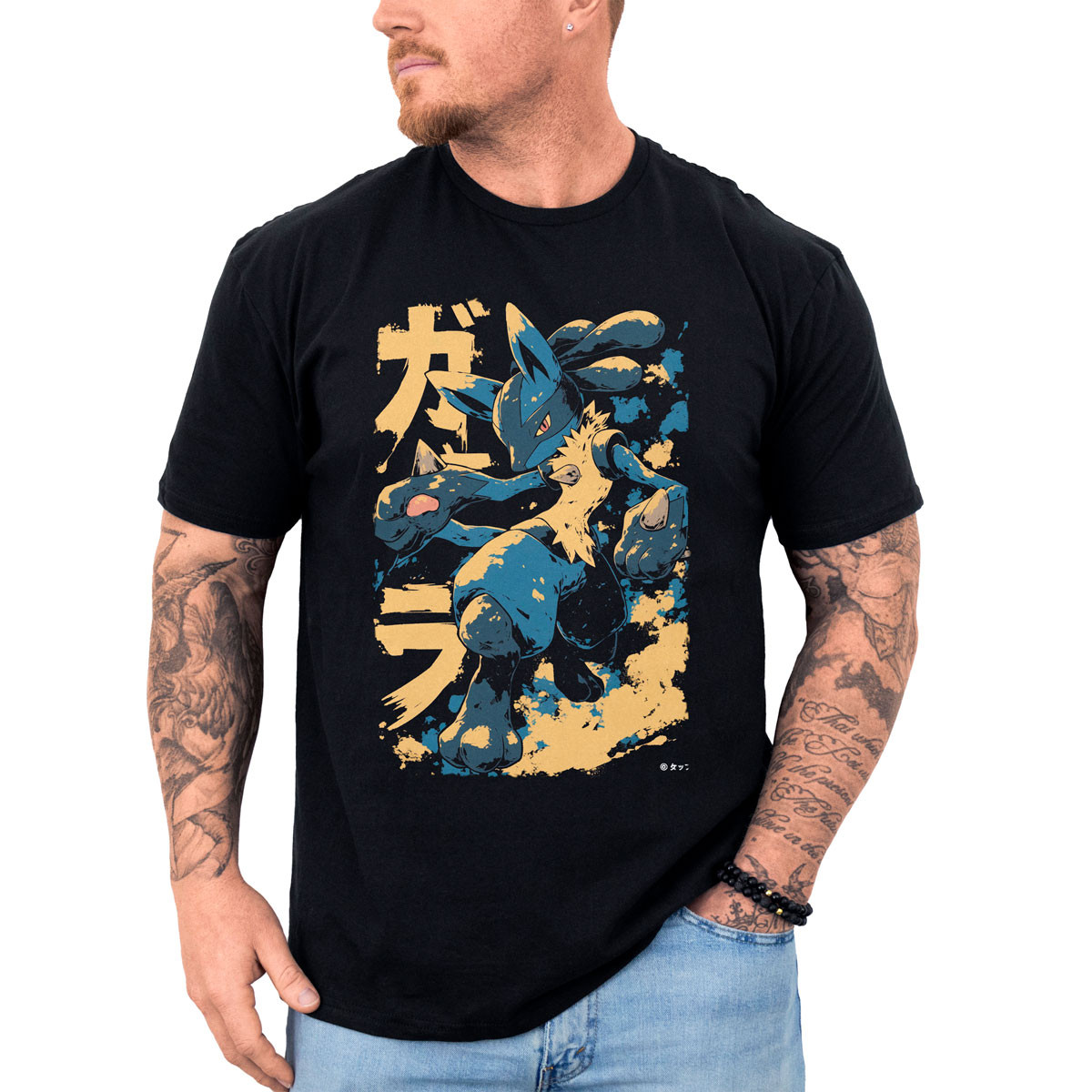 poleras-hombre-anime-estampada-frontal-pok-dex-lucario-pokemon