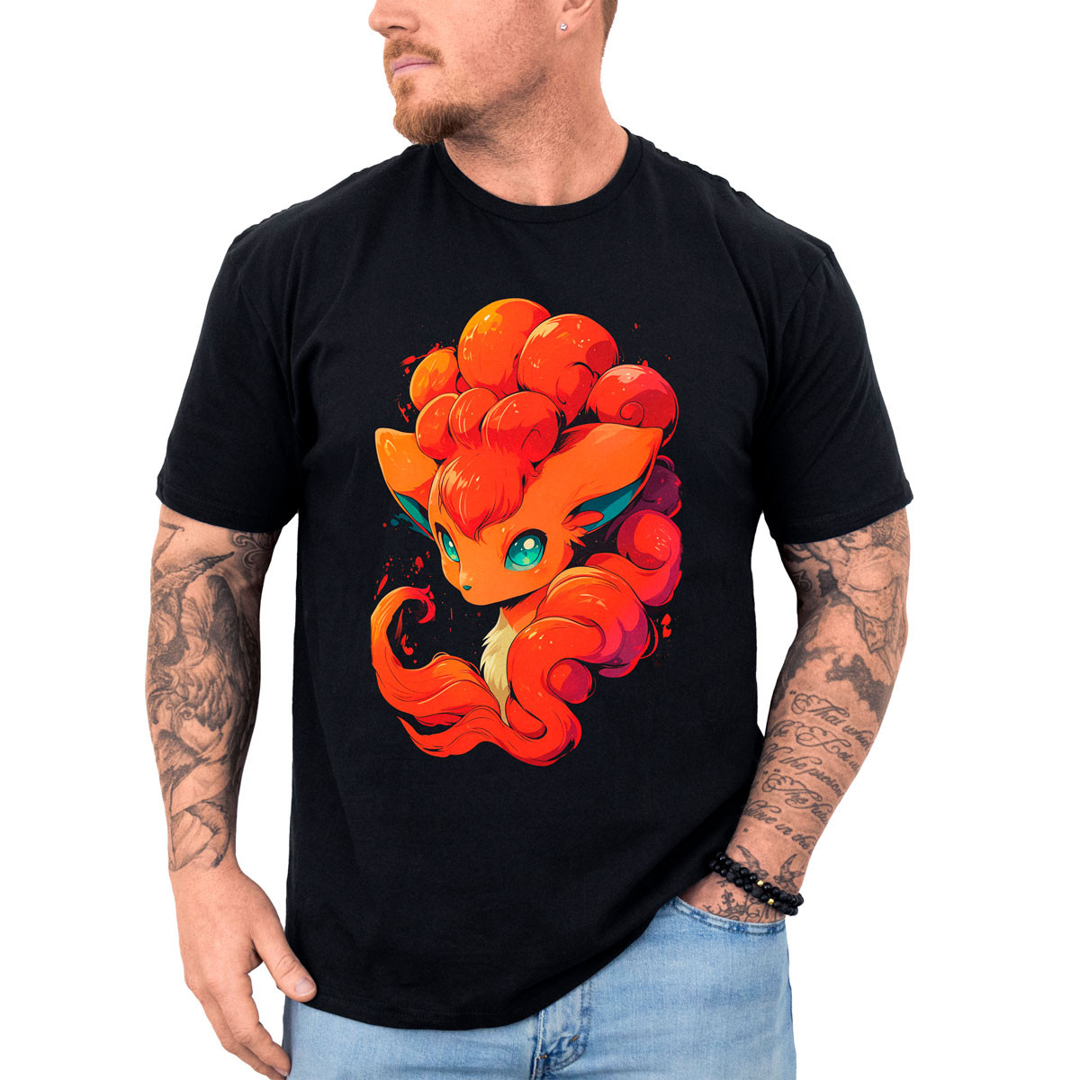 poleras-hombre-anime-estampada-frontal-vulpix-pok-mon-face-closeup