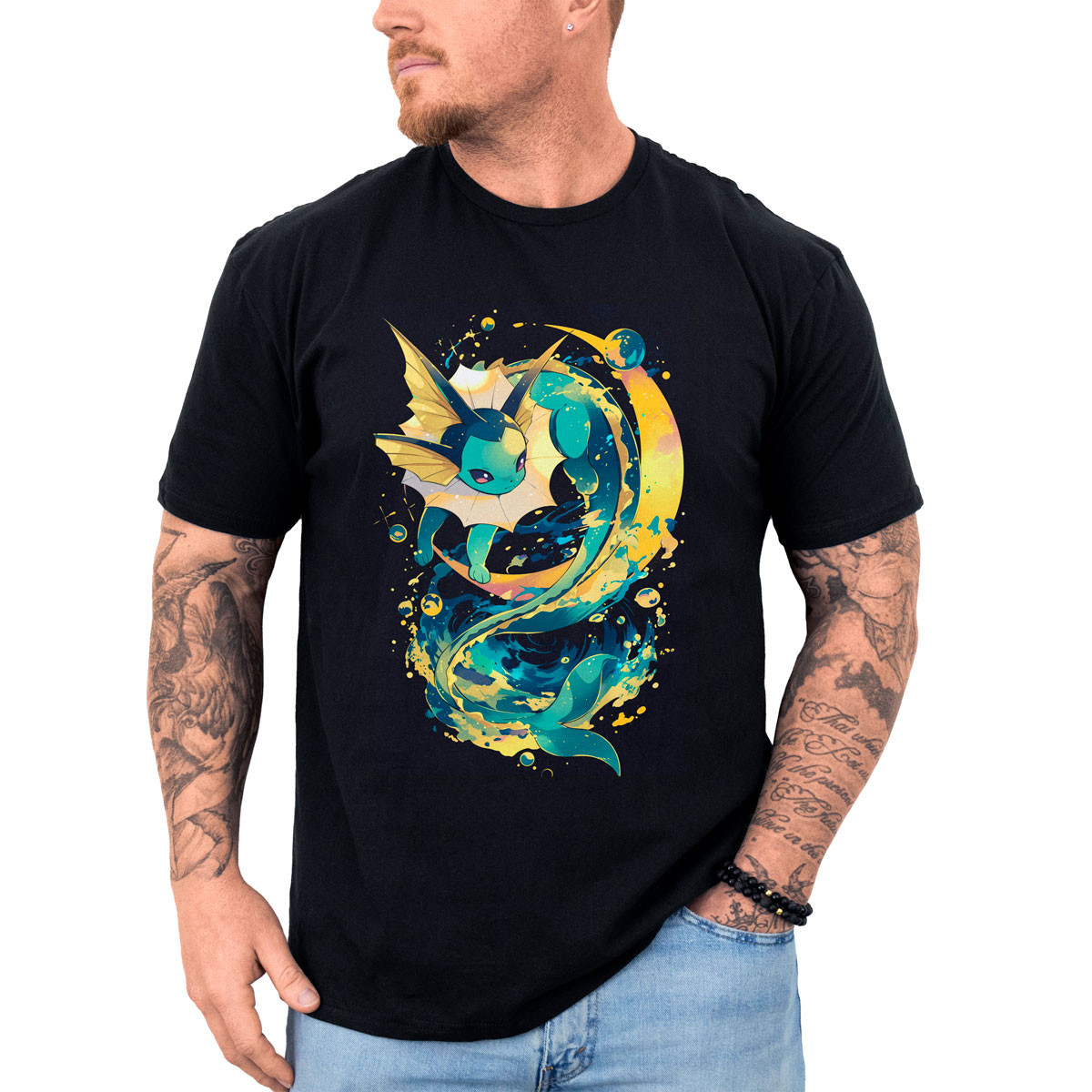 poleras-hombre-anime-estampada-vaporeon-aqua-ring-pok-mon