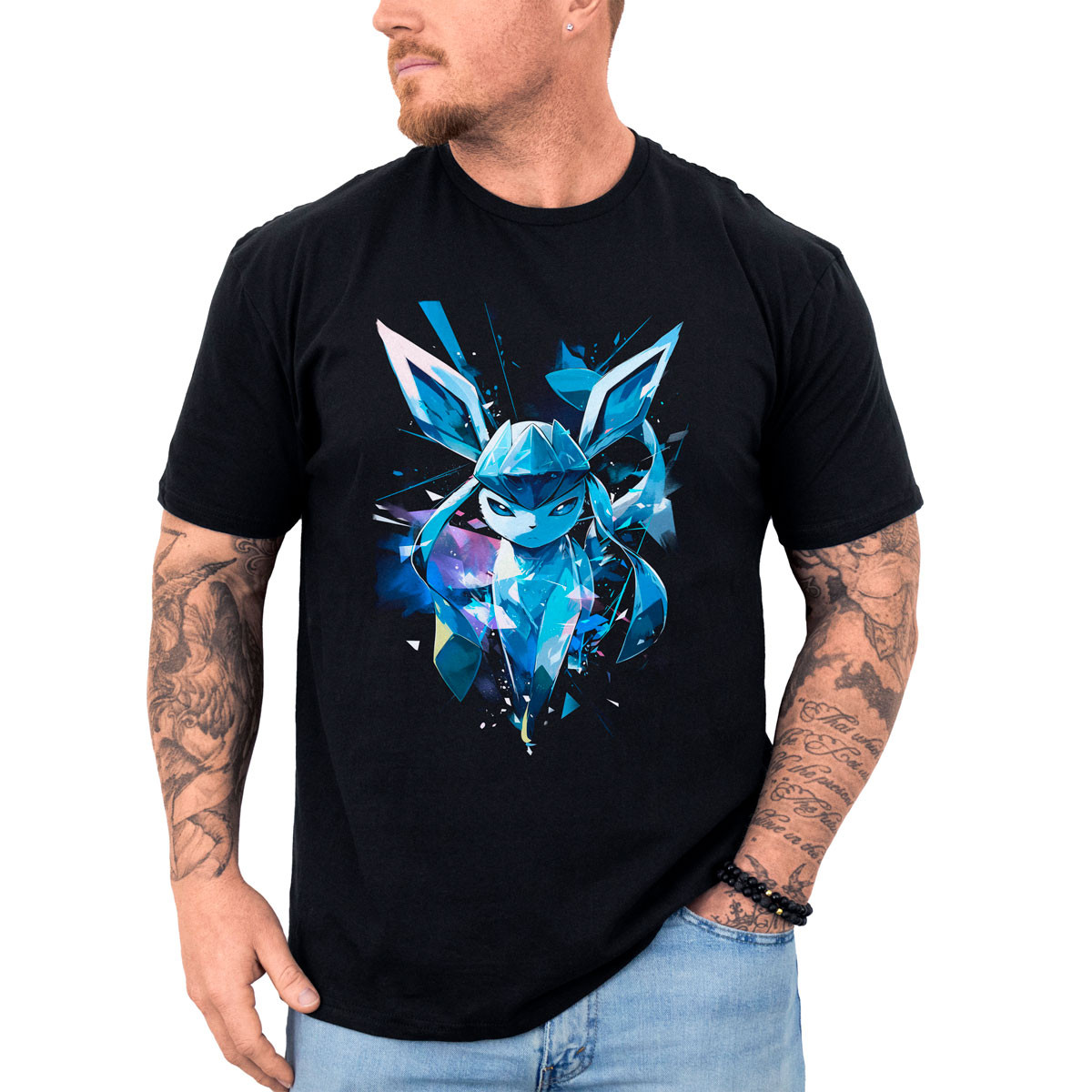 poleras-hombre-anime-glaceon-shiny-negra